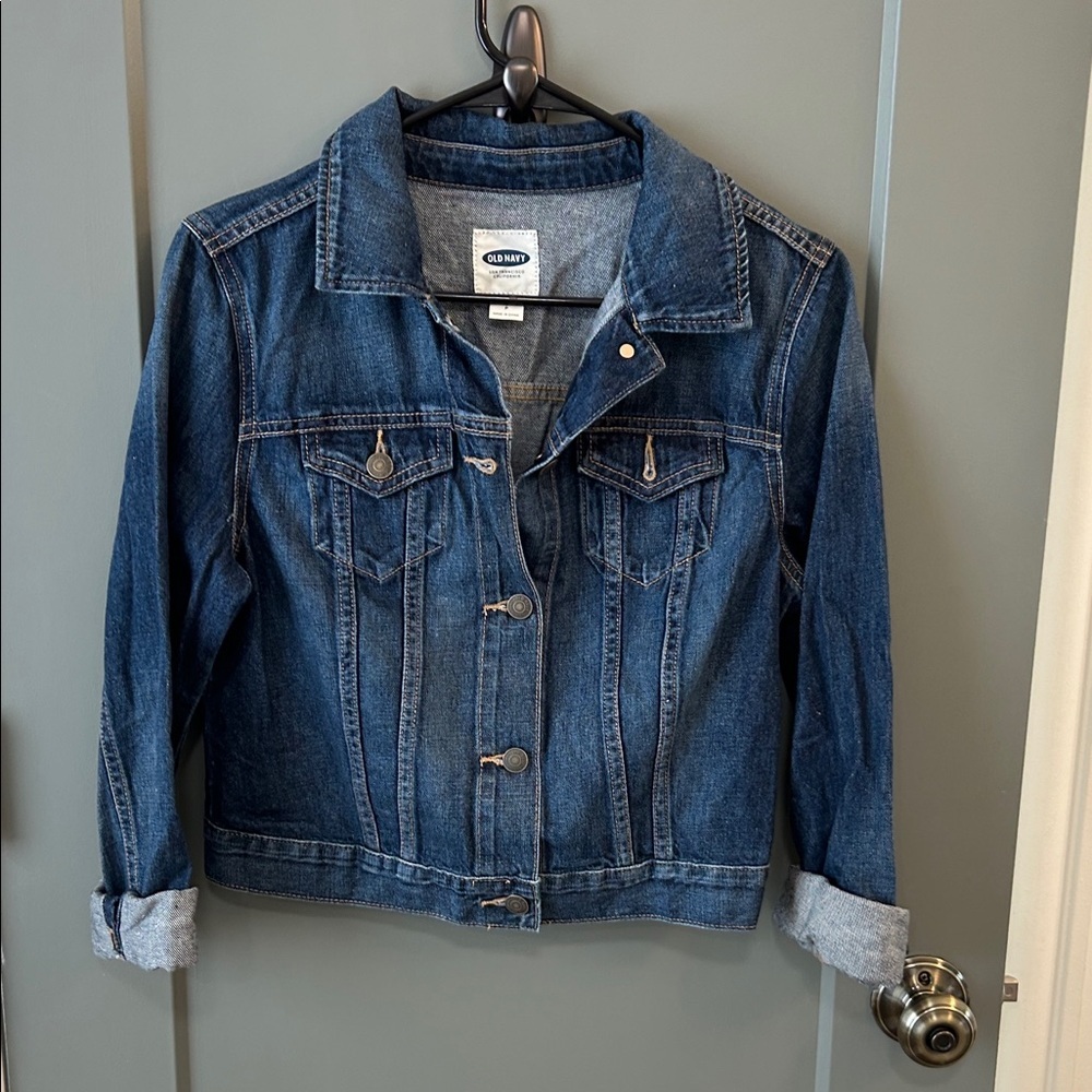 Old Navy Classic Blue Jean Jacket women’s size small